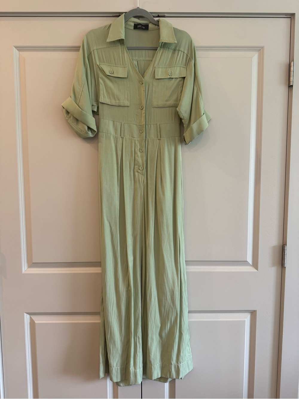 Fabrik Sage Green Jumpsuit